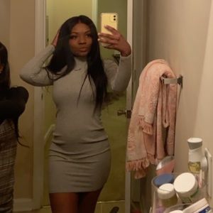 Ribbed Mini Dress (Fashion Nova)